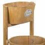 Flower Pot Stand Alexandra House Living Brown Paolownia wood 18 x 79 x 89 cm | Tienda24 Tienda24.eu