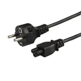 Cable de Alimentación Savio CL-81 Negro H03VV-F IEC C5 1,8 m de Savio, Cables - Ref: S9115072, Precio: 6,15 €, Descuento: %