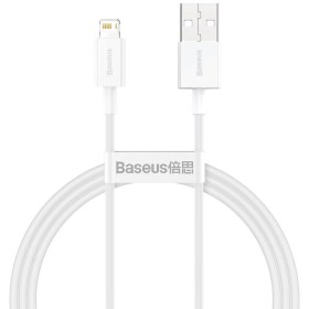 Cable USB a Lightning Baseus CALYS-A02 Blanco 1 m de Baseus, Cables USB - Ref: S9115160, Precio: 4,74 €, Descuento: %