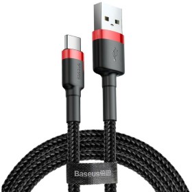 USB A to USB C Cable Baseus Cafule Black 2 m by Baseus, USB Cables - Ref: S9115161, Price: 6,87 €, Discount: %