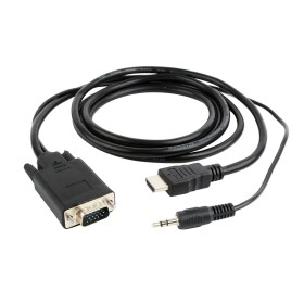 Adattatore VGA con HDMI con Audio GEMBIRD A-HDMI-VGA-03-10 Nero 3 m di GEMBIRD, Cavi VGA - Rif: S9115206, Prezzo: 9,89 €, Sco...