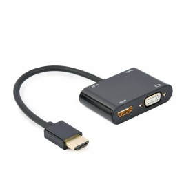 Adaptador HDMI a VGA GEMBIRD A-HDMIM-HDMIFVGAF-01 (1 unidad) de GEMBIRD, Arrastre y elevación - Ref: S9115233, Precio: 17,73 ...