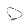 Audio Jack (3.5 mm) Splitter Cable GEMBIRD CCA-418M 20 cm | Tienda24 - Global Online Shop Tienda24.eu