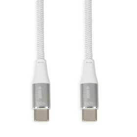 Câble USB-C Muvit MCUSC0008 1,2 m Blanc | Tienda24 - Global Online Shop Tienda24.eu