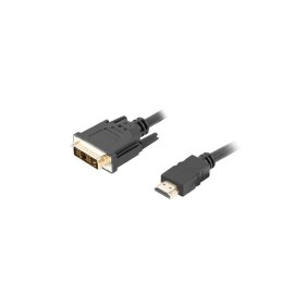 Cabo HDMI para DVI Lanberg CA-HDDV-10CC-0018-BK Preto 1,8 m de Lanberg, Cabos DVI - Ref: S9115360, Preço: 4,85 €, Desconto: %