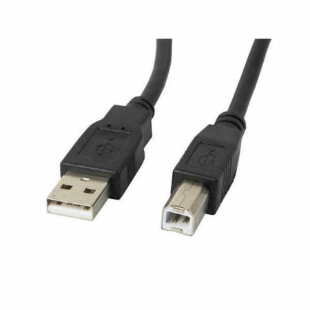 USB 2.0 A to USB B Cable Lanberg CA-USBA-11CC-0018-BK Black 1,8 m (1 Unit) | Tienda24 - Global Online Shop Tienda24.eu