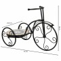 Suporte para Vasos Alexandra House Living Preto Ferro Azulejo Bicicleta 23 x 36 x 53 cm | Tienda24 Tienda24.eu