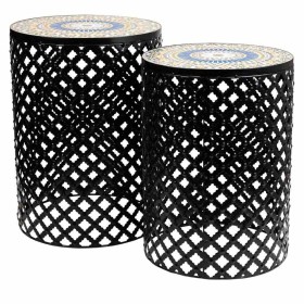 Soporte para Maceta Alexandra House Living Negro Hierro Azulejo Bicicleta 23 x 36 x 53 cm | Tienda24 Tienda24.eu