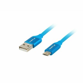 Cable USB a micro USB Lanberg CA-USBM-20CU-0010-BL Azul 1 m (1 unidad) de Lanberg, Cables USB - Ref: S9115382, Precio: 2,89 €...