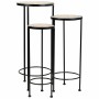 Soporte para Maceta Alexandra House Living Negro Hierro Azulejo 30 x 68 x 30 cm 3 Piezas | Tienda24 Tienda24.eu