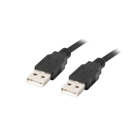 Câble USB Lanberg CA-USBA-20CU-0010-BK Noir 1 m (1 Unité) de Lanberg, Câbles USB - Réf : S9115397, Prix : 1,22 €, Remise : %