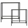 Flower Pot Stand Alexandra House Living Black Iron Tile 37 x 51 x 50 cm 2 Pieces | Tienda24 Tienda24.eu