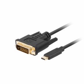 Câble USB-C vers DVI-D Lanberg CA-CMDV-10CU-0018-BK Noir 1,8 m de Lanberg, Câbles DVI - Réf : S9115416, Prix : 14,82 €, Remis...