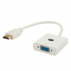 Adaptateur HDMI vers VGA Savio CL-27B Blanc de Savio, Câbles HDMI - Réf : S9115457, Prix : 7,21 €, Remise : %