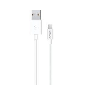 Câble USB vers micro USB Savio CL-124 Blanc 2 m de Savio, Câbles USB - Réf : S9115489, Prix : 3,91 €, Remise : %