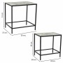 Soporte para Maceta Alexandra House Living Negro Hierro Azulejo 37 x 51 x 50 cm 2 Piezas | Tienda24 Tienda24.eu