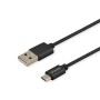 Cable USB A a USB C Savio CL-129 Negro 2 m de Savio, Cables USB - Ref: S9115493, Precio: 4,48 €, Descuento: %