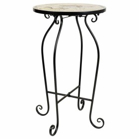 Flower Pot Stand Alexandra House Living Black Iron Tile 30 x 68 x 30 cm 3 Pieces | Tienda24 Tienda24.eu