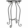 Flower Pot Stand Alexandra House Living Black Iron Tile 35 x 60 x 35 cm | Tienda24 Tienda24.eu