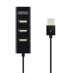 Hub USB 3 Ports Unitek Y-2140 Noir de Unitek, Hubs USB - Réf : S9115525, Prix : 7,78 €, Remise : %