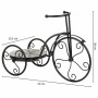 Flower Pot Stand Alexandra House Living Black Iron Tile Bicycle 23 x 36 x 53 cm | Tienda24 Tienda24.eu