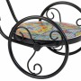 Flower Pot Stand Alexandra House Living Black Iron Tile Bicycle 23 x 36 x 53 cm | Tienda24 Tienda24.eu