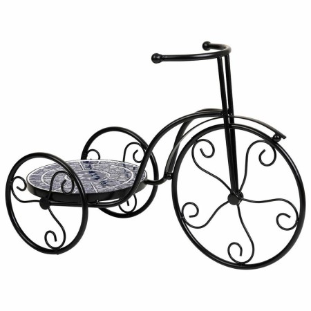 Soporte para Maceta Alexandra House Living Negro Hierro Azulejo Bicicleta 23 x 36 x 53 cm | Tienda24 Tienda24.eu