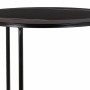 Set of 2 tables Alexandra House Living Black Iron MDF Wood 39 x 57 x 39 cm | Tienda24 Tienda24.eu