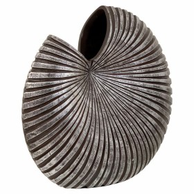 Vaso Cerâmica Prata 23 x 23 x 40 cm | Tienda24 Tienda24.eu