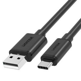 Kabel USB C V7 V7UCC-1M-BLK-1E   1 m Schwarz | Tienda24 - Global Online Shop Tienda24.eu