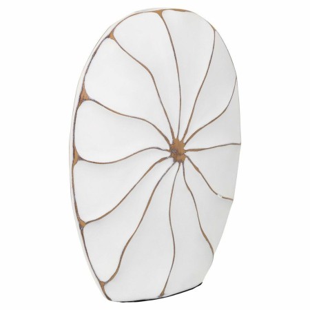 Vase Alexandra House Living White Polyresin 8 x 39 x 27 cm | Tienda24 Tienda24.eu