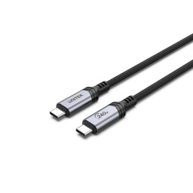 Câble USB C Unitek C14110GY-2M Noir 2 m de Unitek, Câbles USB - Réf : S9115653, Prix : 16,75 €, Remise : %