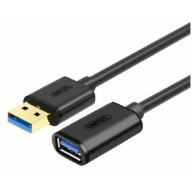 Câble Rallonge à USB Unitek Y-C456GBK Noir 50 cm de Unitek, Câbles USB - Réf : S9115661, Prix : 4,11 €, Remise : %