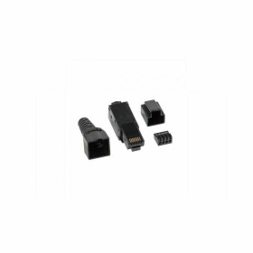 8P8C LAN CAT6 Connector Lanberg PLU-6000TL Black by Lanberg, Chargers & Adapters - Ref: S9115877, Price: 2,52 €, Discount: %