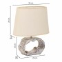 Lampe de bureau Alexandra House Living Blanc Polyrésine 220-240 V 9 x 25 x 23 cm | Tienda24 Tienda24.eu