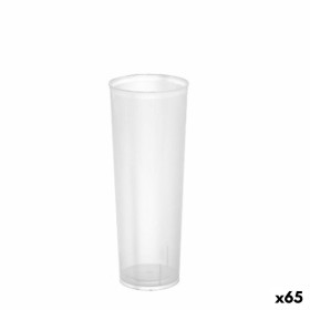 Set de vasos reutilizables Algon Transparente 65 Unidades 330