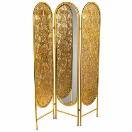 Folding screen Alexandra House Living Gold 3 x 165 x 121 cm | Tienda24 Tienda24.eu