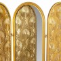 Folding screen Alexandra House Living Gold 3 x 165 x 121 cm | Tienda24 Tienda24.eu