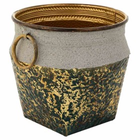 Set of Planters Home ESPRIT Brown Fibre Tropical 31 x 31 x 24 cm | Tienda24 Tienda24.eu