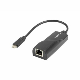 USB-C to RJ45 Network Adapter Lanberg NC-1000-02 Black by Lanberg, Cupboards and shelving - Ref: S9117755, Price: 13,56 €, Di...