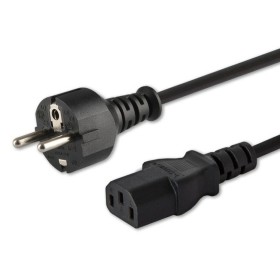 Cable de Alimentación Savio CL-138 Schuko IEC C13 Negro 1,8 m de Savio, Cables - Ref: S9117900, Precio: 3,15 €, Descuento: %