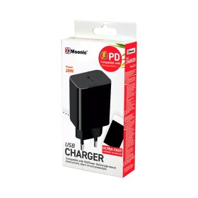 Wall Charger Msonic MY6623K Black 20 W by Msonic, Chargers - Ref: S9118014, Price: 11,04 €, Discount: %