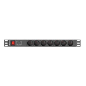 Ciabatta Multipresa Lanberg PDU-07E-0200-BK di Lanberg, Armadi e mensole - Rif: S9118251, Prezzo: 23,58 €, Sconto: %