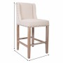 Hocker Alexandra House Living Beige Kautschukholz 58 x 104 x 48 cm | Tienda24 - Global Online Shop Tienda24.eu