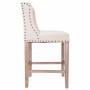 Hocker Alexandra House Living Beige Kautschukholz 58 x 104 x 48 cm | Tienda24 - Global Online Shop Tienda24.eu