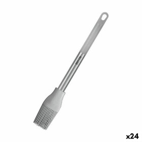 Pincel de Silicone Quttin Cinzento Silicone Aço 28 x 4 cm (24