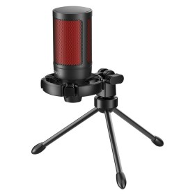 Micrófono Sobremesa Savio SONAR PRO 01 Negro Rojo de Savio, Micrófonos - Ref: S9118604, Precio: 41,26 €, Descuento: %