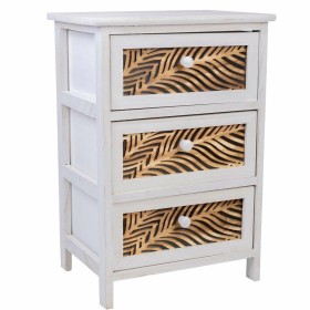 Cassettiera Alexandra House Living Bianco Legno Legno di paulownia 29 x 58 x 40 cm di Alexandra House Living, Comò e cassetti...