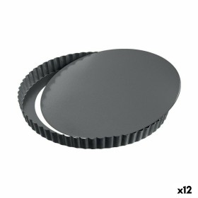 Molde Desmontable Quttin Negro Acero al carbono 32 x 2,8 cm (12