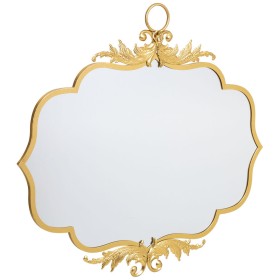 Miroir mural Romimex Argenté Résine 33 x 33 x 3 cm Rond | Tienda24 Tienda24.eu